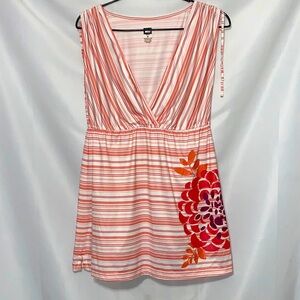 REI Women's  Medium Orange‎ coral Swim cover or COMY Top  GOOD CLEAN CONDITION
